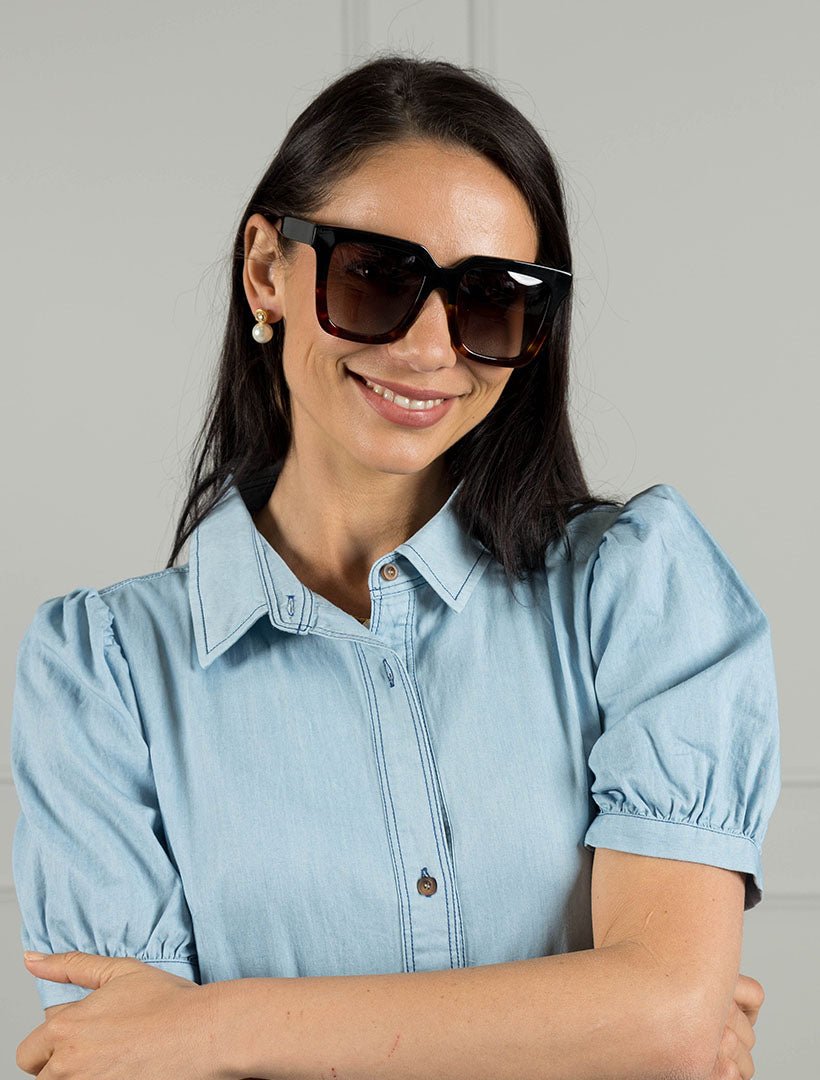 Coco Sunglasses Black Tortoise - Zjoosh