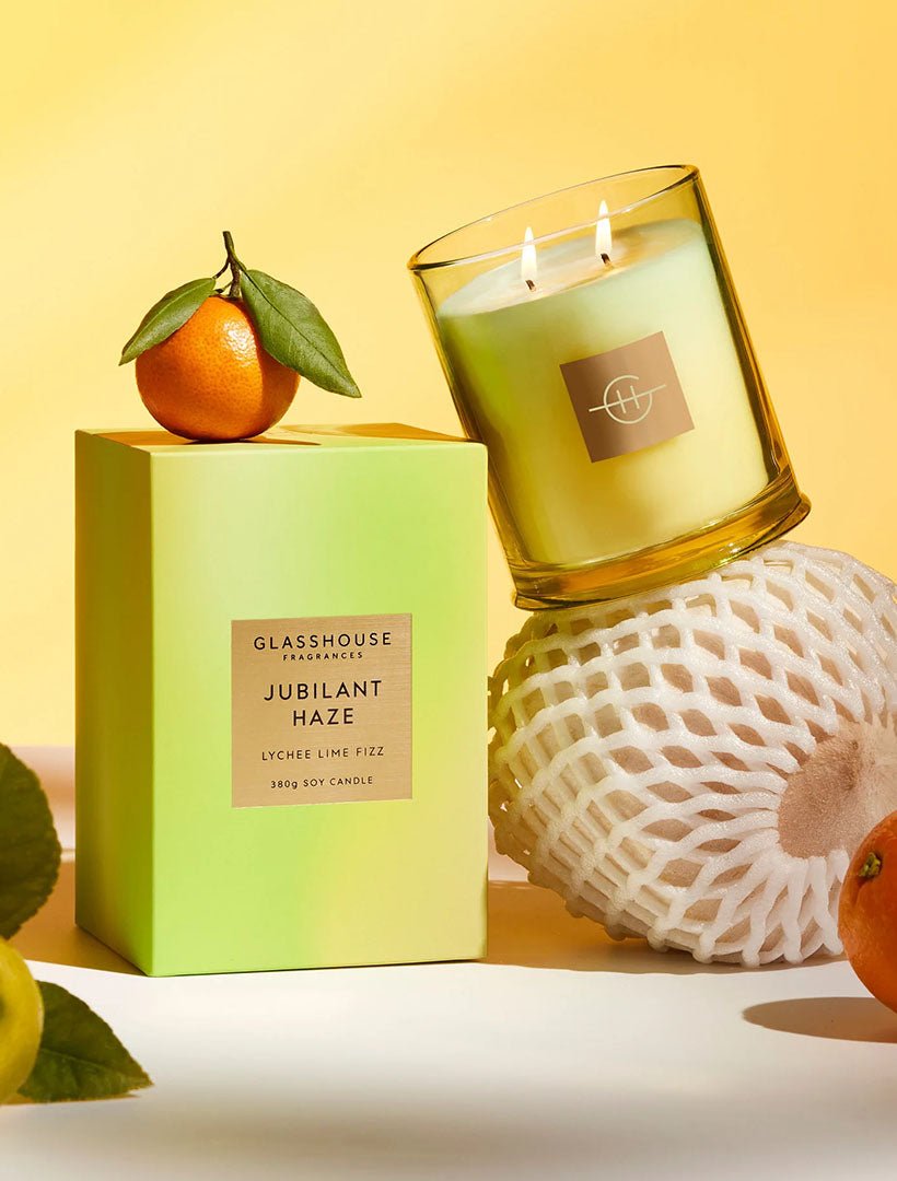 GF Cover Me In Sunshine Collection JUBILANT HAZE Candle 23 380G - Zjoosh