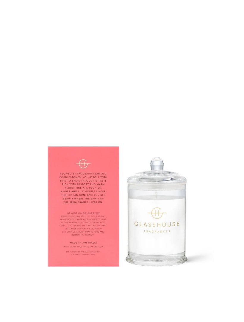 Glasshouse Fragrance Forever Florence Mini Candle 60G - Zjoosh