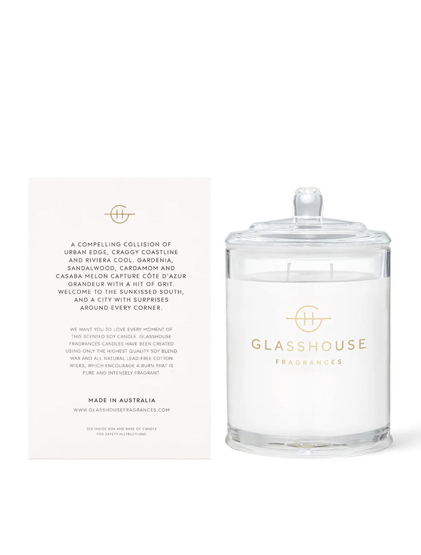 Glasshouse Fragrance Marseille Memoir Candle 380G - Zjoosh