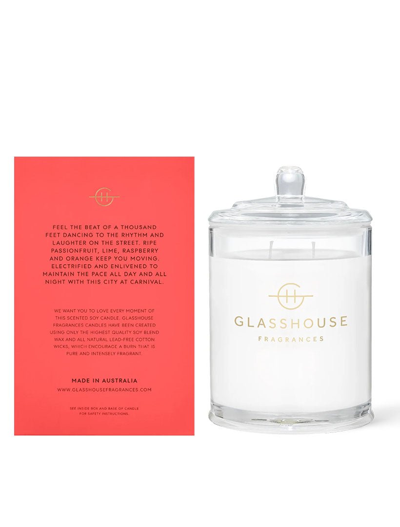 Glasshouse Fragrance One Night In Rio Candle 380G - Zjoosh