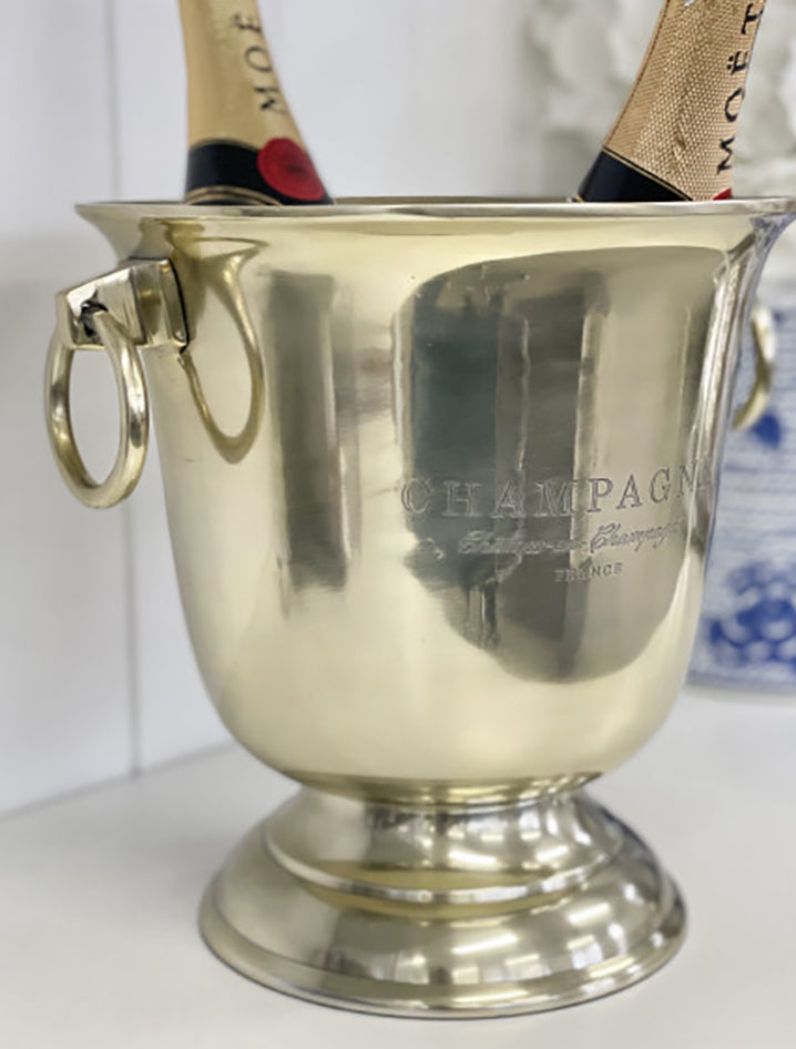 Champagne Bucket Footed Gold