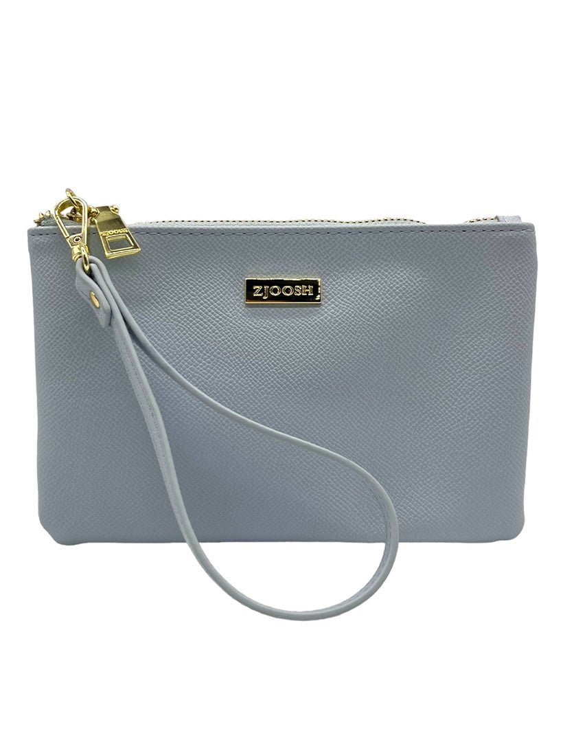 ESBEDA Light Blue Color Solid Pattern Croco Handbag For Women