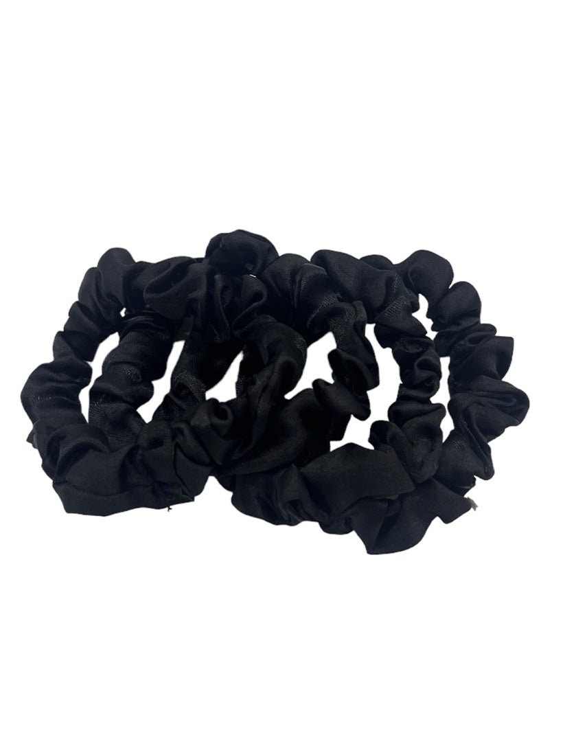 Mini Scrunchie Set of 4 Black - Zjoosh