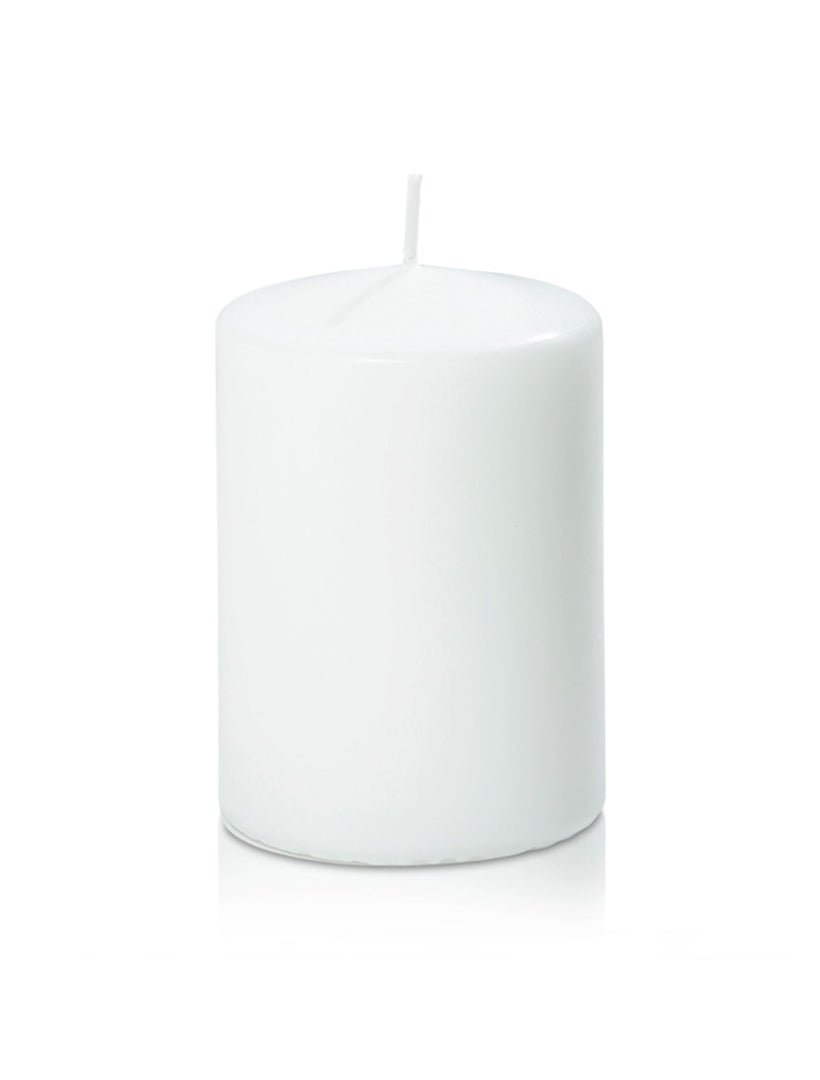 Pillar Candle 7cm x 10cm each White - Zjoosh