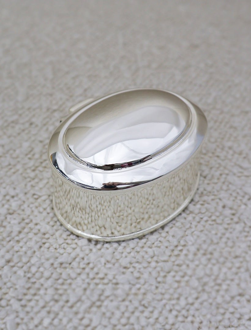 Silver Plated Oval Box - Zjoosh