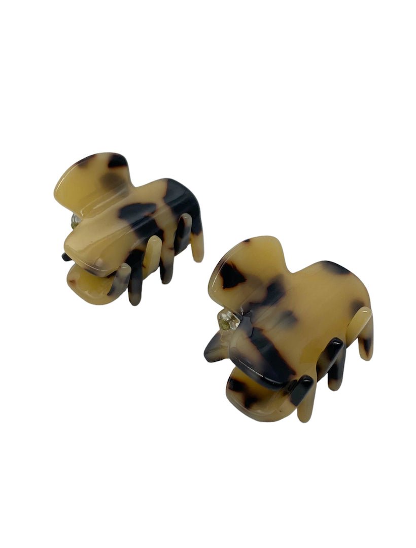 Small Claw Clip light Tortoise 2pcs - Zjoosh