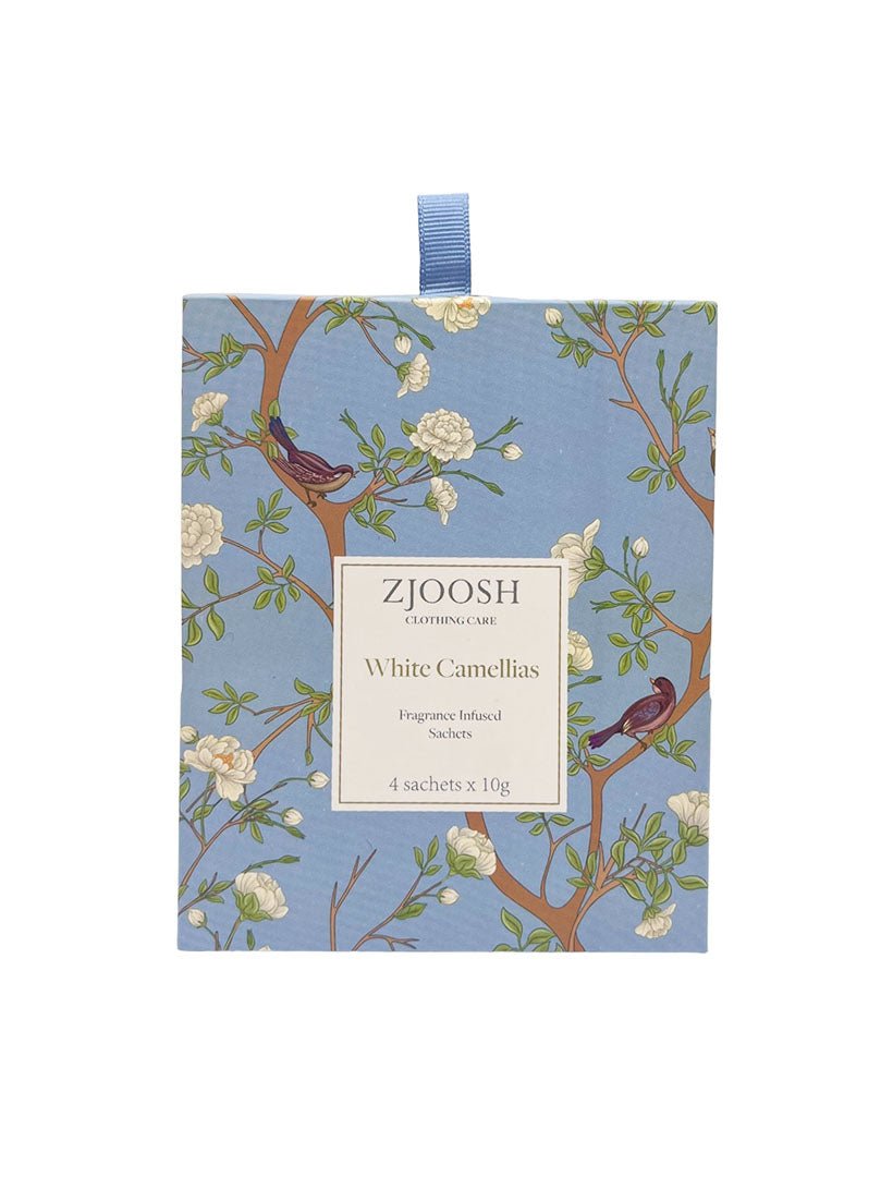 White Camellias Clothing Sachets - Zjoosh